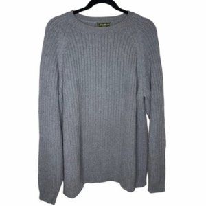Eddie Bauer Women's Knit Grey Sweater Size Large